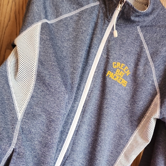 Majestic Blue Green Bay Packers Jacket - Picture 4 of 8